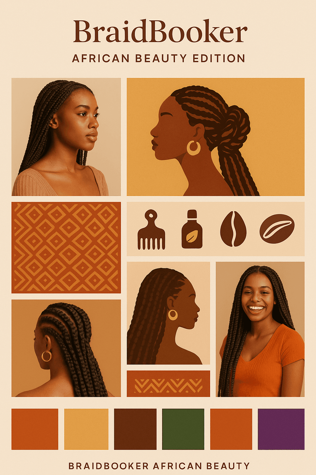 BraidBooker African Beauty — trecce, acconciature e cura dei capelli